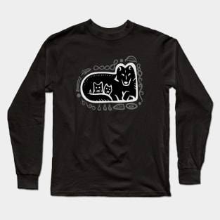 Wolf with Cubs "Wolf Mother Guardian" Long Sleeve T-Shirt